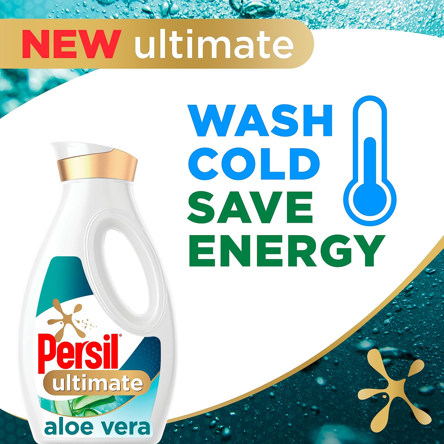 Persil Ultimate Non Bio Aloe Vera Laundry Liquid 4x1.404L (208 washes)