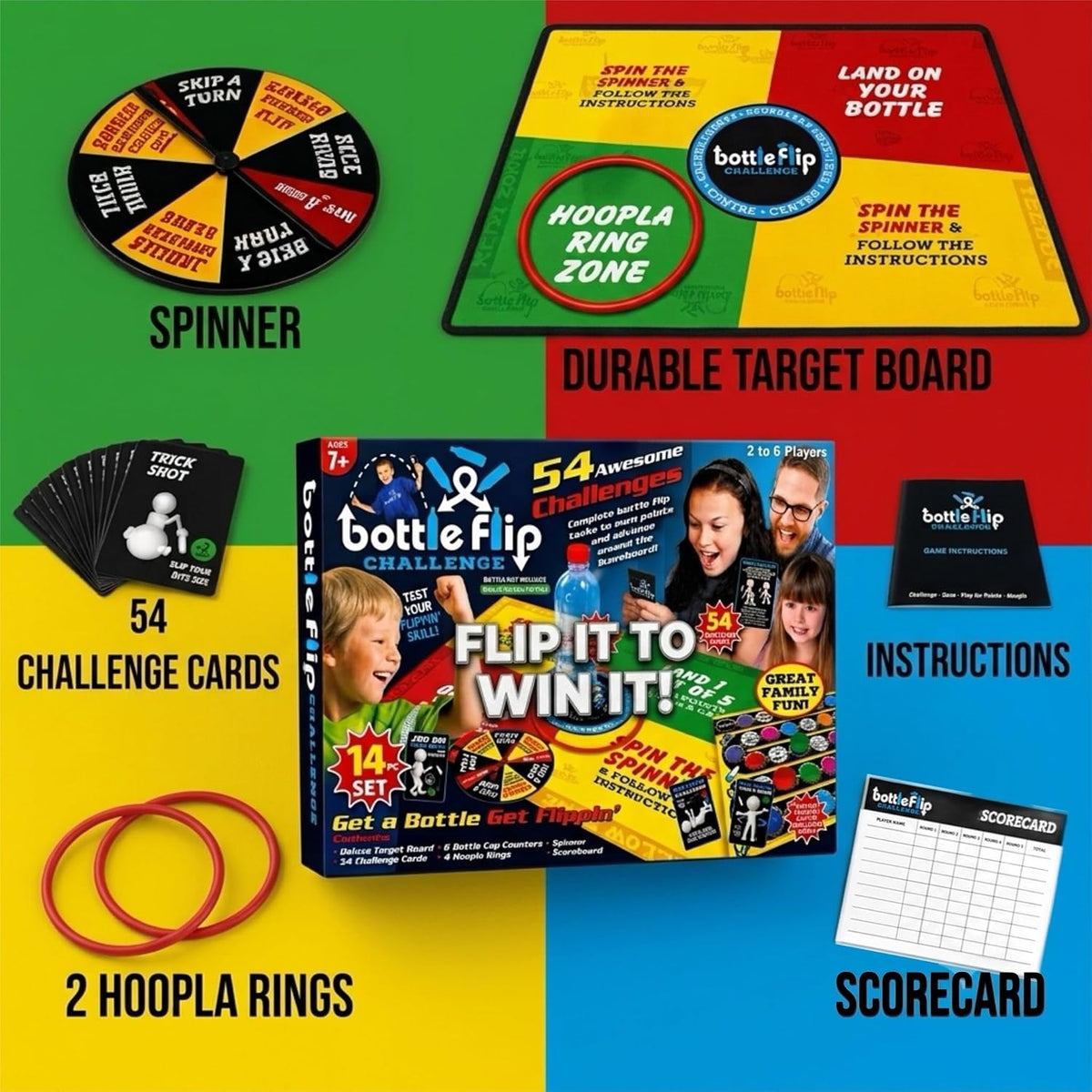 PMS Bottle Flip Challenge Set | 1 Set