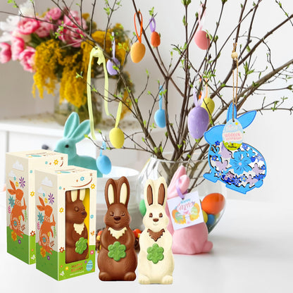 Thorntons Milk and White Chocolate Bunny Easter Models – 90g Each