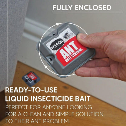 Ant Stop Bait Station Bundle - Ant Powder 400g, Ant Killer Liquid 30g & Ant Bait Station. Powerful Ant Traps Insect Repellent for Indoor & Outdoor. Pest Control Products with Topline Card.
