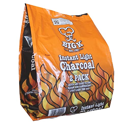 Instant Light Lumpwood Charcoal Bags 2x1kg