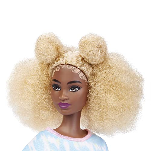 Barbie Fashionistas Doll Curvy with Black Hair and Dress