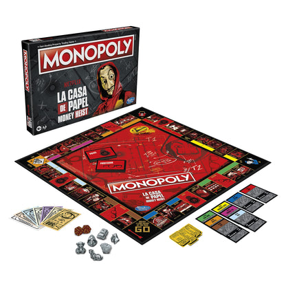 Monopoly: Netflix House of Money/La Casa de Papel Edition, Board Game for Adults and Teenagers, from 16 Years, English Version