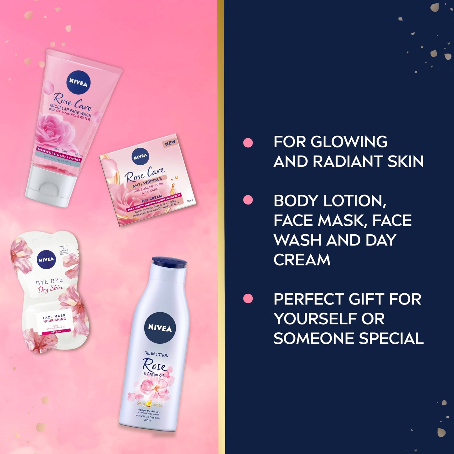 NIVEA Women's Skincare Gift Set 4pc