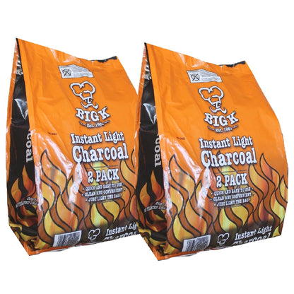 Instant Light Lumpwood Charcoal Bags 2x1kg Pack of 2