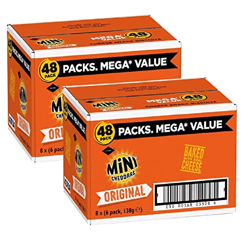 Jacob's Mini Cheddars Original 48 x 23g