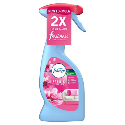 Fabric Freshener Room Spray Bundle - Pack of 3 x 375ml Blossom & Breeze Water-Based Formula Fabric Spray, Carpet Freshener Odour Eliminator with Card. Room Fresheners for Home Bulk Buy
