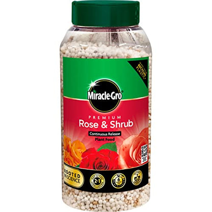 Miracle-Gro Premium Rose & Shrub Continuous Release Plant Food 900g