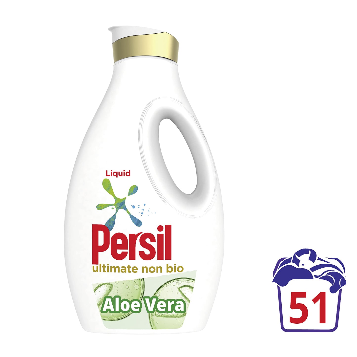 Persil Ultimate Non Bio Aloe Vera Laundry Liquid 1.377L 51 Washes