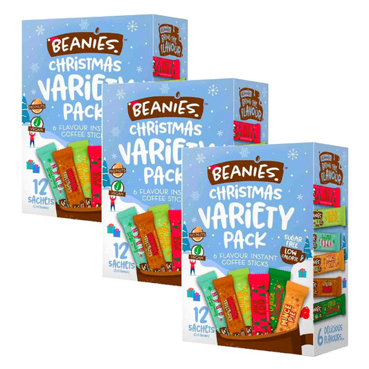Beanies Christmas Coffee Gift Box 36 Sachets