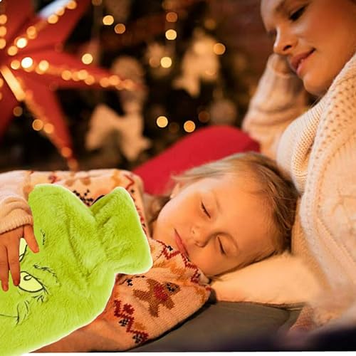 The Grinch Novelty Green Faux Fur Hot Water Bottle