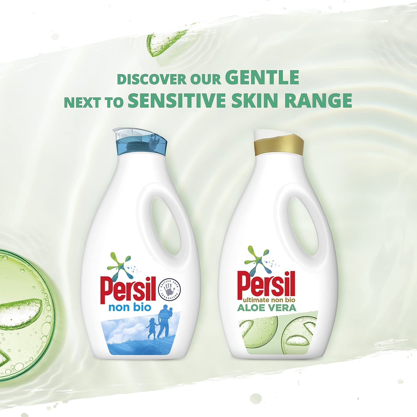 Persil Ultimate Non Bio Aloe Vera Laundry Liquid 1.377L 51 Washes