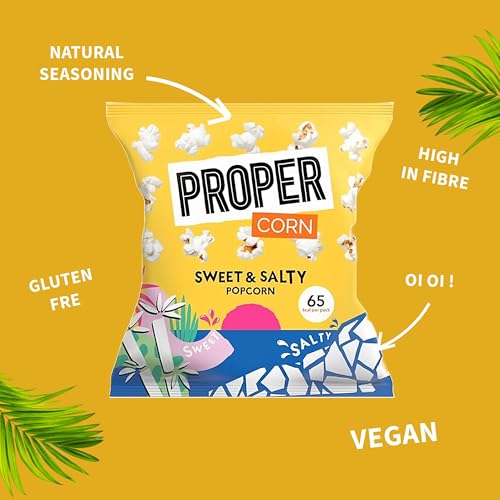 Gluten Free Lentil Crisps Multipack - Box of 32 Vegan Proper Chips BBQ & Salt Vinegar Low Calorie Snacks with EXTRA 3 x 14g Sweet & Salty Popcorn Bags. Healthy Snacks for Lunch Box, Movie Night