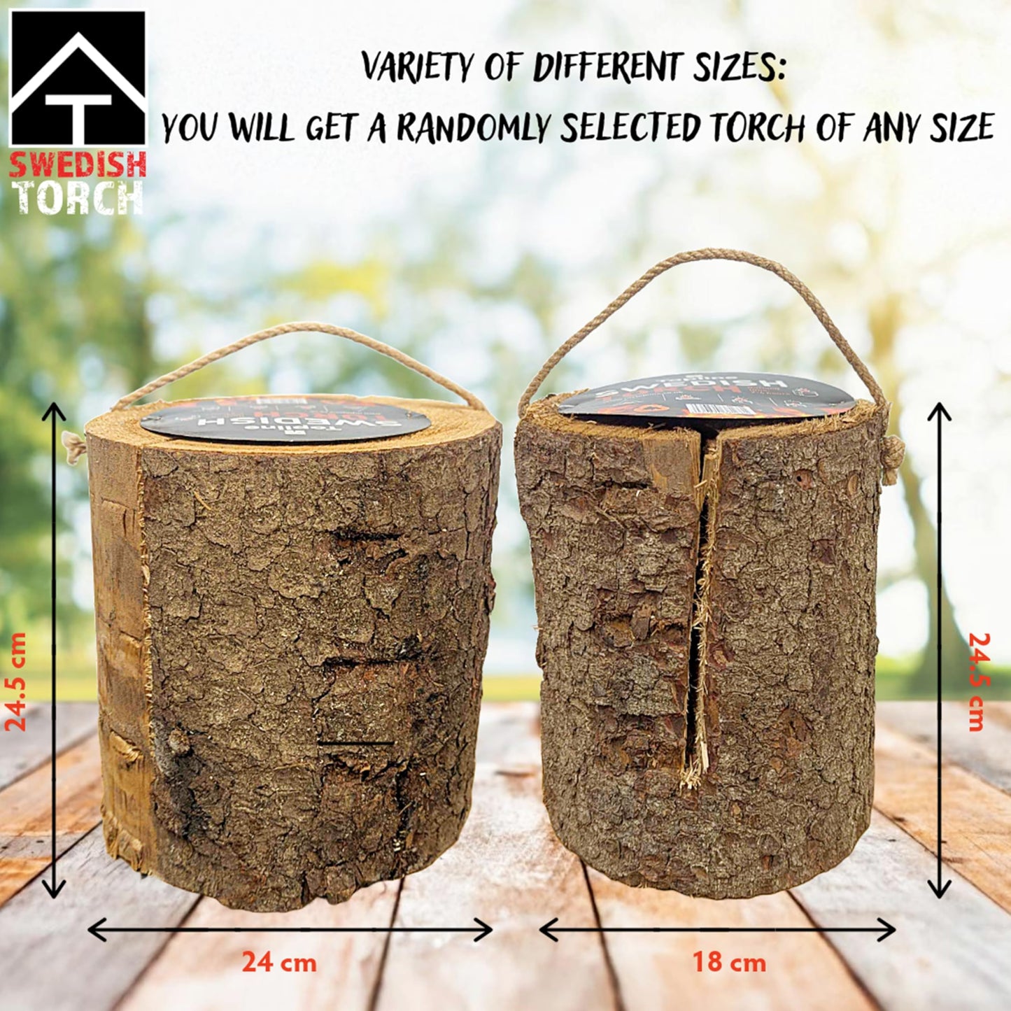 Swedish Fire Torch Kiln Dried Logs