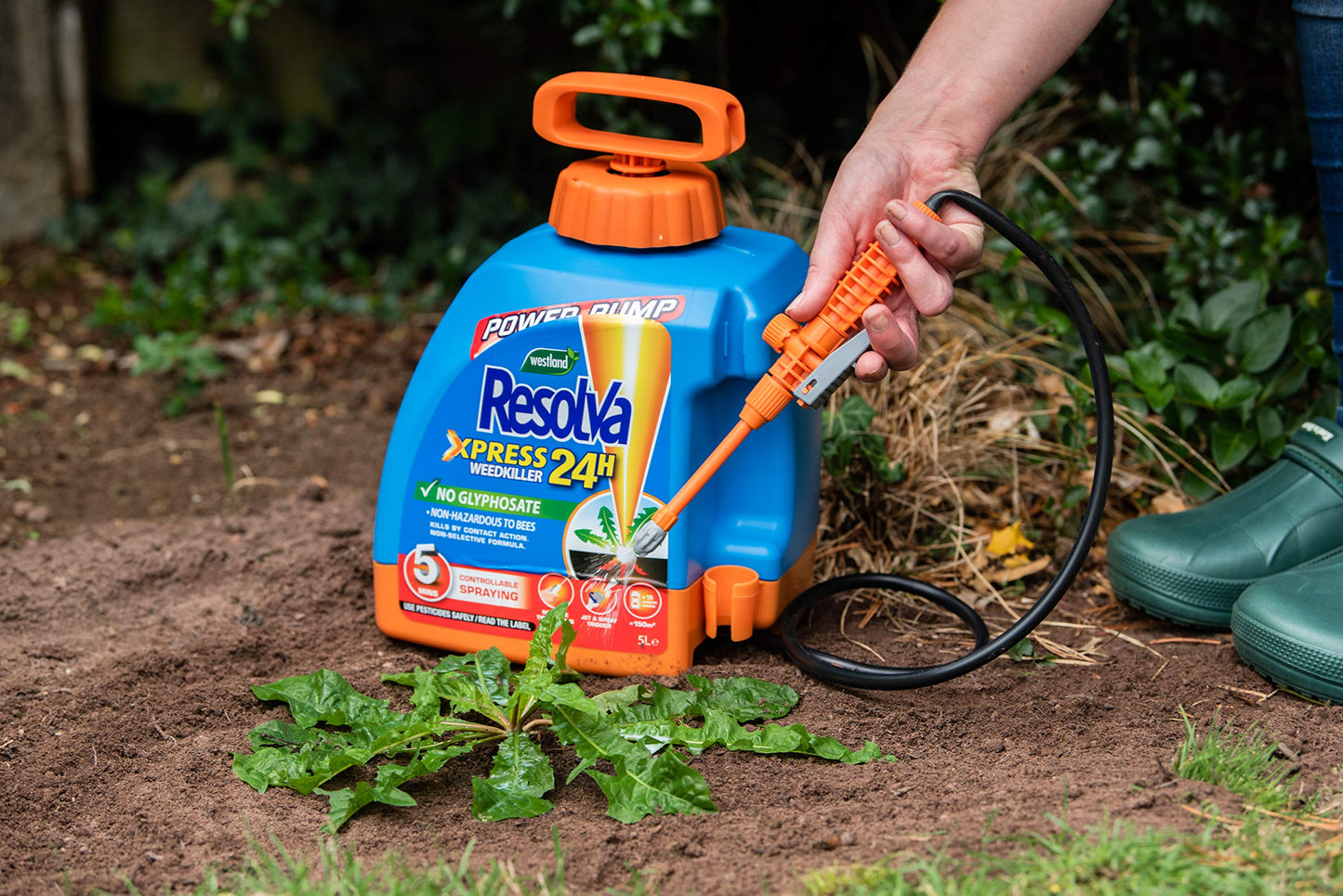 Resolva Xpress Weedkiller 5L Power Pump