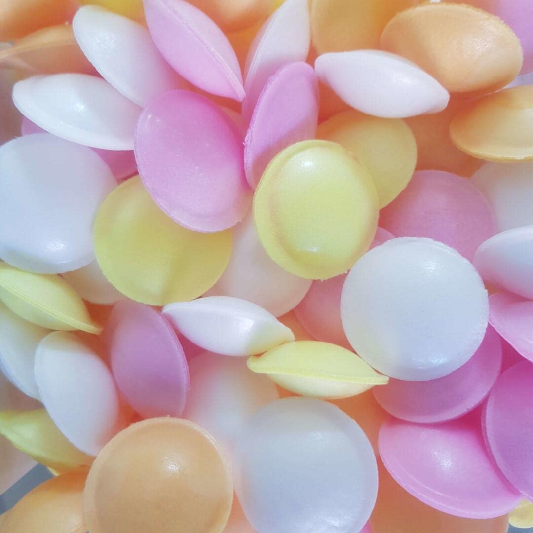 Frisia Flying Saucers Sweets Bulk - 375g Citric Wafers with Fruit Flavours Fizzy Sweets Tub with Topline Card. Gluten Free Kids Sweets for Birthday, Party Bag Fillers.