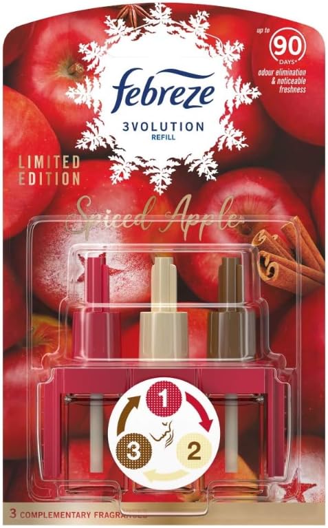 3volution Plug-In Air Freshener Diffuser with Refills Lapland & Spiced Apple 20ml