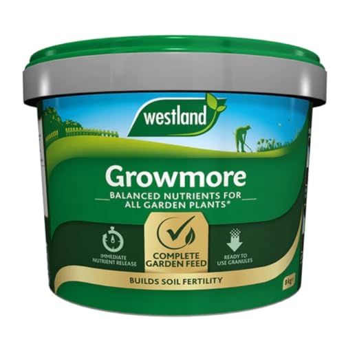 Universal Grownmore Plant Food Fertiliser - 8kg Multipurpose Plant Feed Granules for All Garden Plants. Outdoor Plants Feed Growmore Fertilizer with Topline Card.