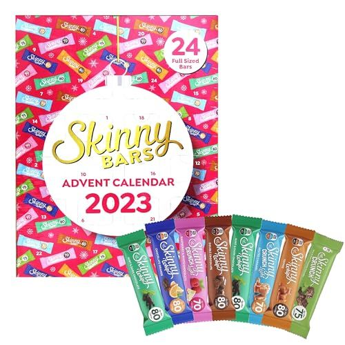 Assortment of High-in Fibre Skinny Bars 468g with Topline Card