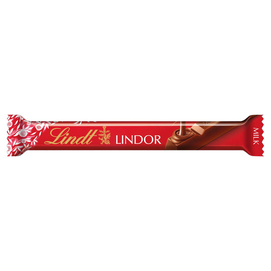 Lindt Lindor Milk Chocolate Bars 38g Pack of 24