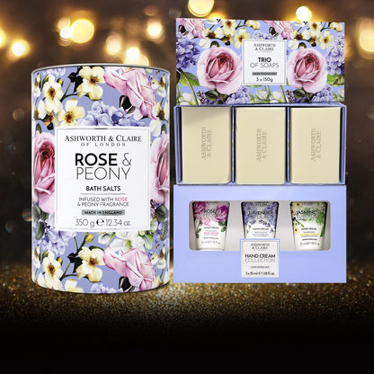Ashworth & Claire Trio Of Soaps Gift Set (3 X 150g) - A trio of soaps expertly blended with beautiful fragrances for the perfect cleansing experience. Made in England