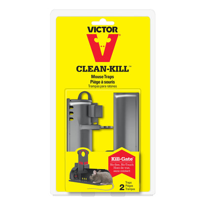 Victor Clean Kill Mouse Traps Pack of 2 #M162S