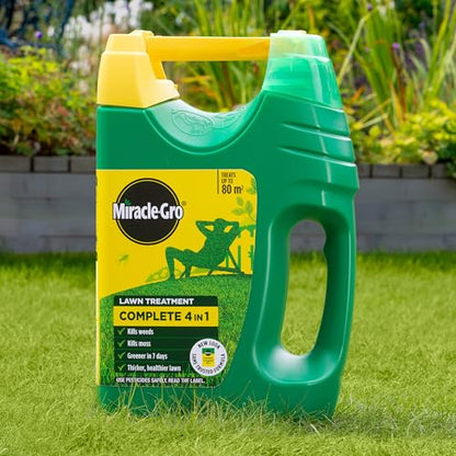 Miracle-Gro EverGreen Complete 4-in-1 Lawn Food Weed & Moss Control 80m²