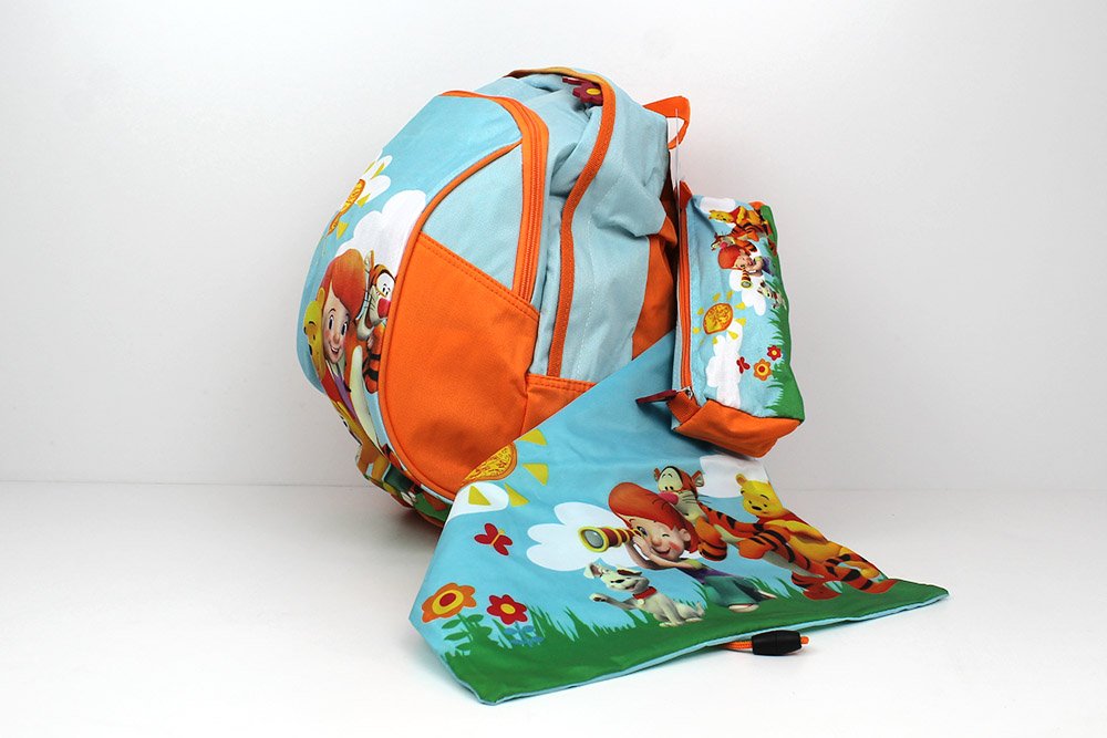 Disney Winnie the Pooh Kids Backpack Set with Gym Bag and Pencil Case