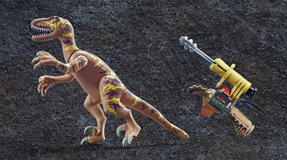 Playmobil 71264 Dino Rise Deinonychus, Dinosaur with detachable and swivelling cannon, jurrasic World, Fun Imaginative Role-Play, PlaySets Suitable for Ages 5+