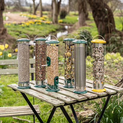Peckish Large Metal All Weather Nyger Seed Bird Feeder