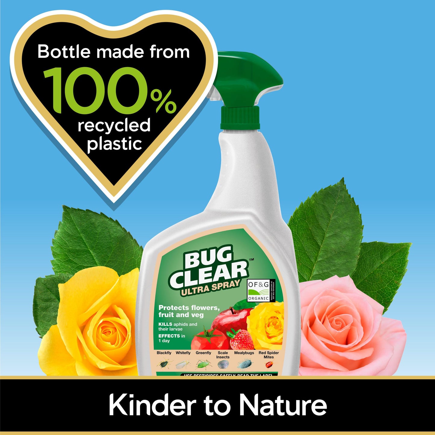 Bug Clear Ultra Fruit & Veg Plant Protection Ready to Use 800ml