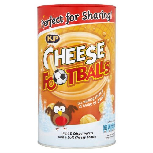 KP Snacks Cheese Footballs Caddy 150g case of 4