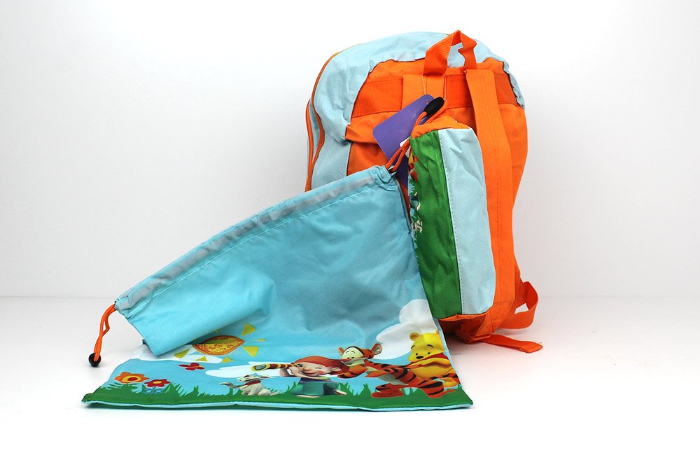 Disney Winnie the Pooh Kids Backpack Set with Gym Bag and Pencil Case