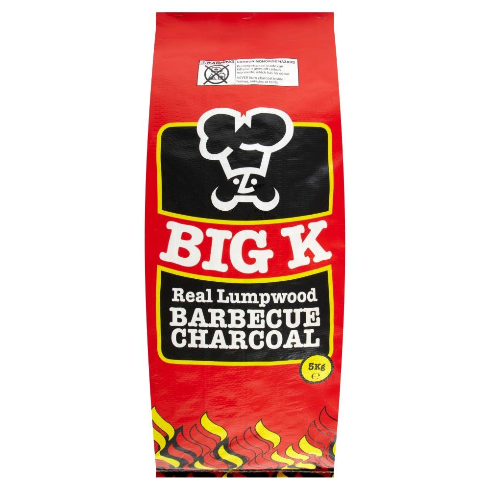Big K BBQ Lumpwood Charcoal, 5 kg