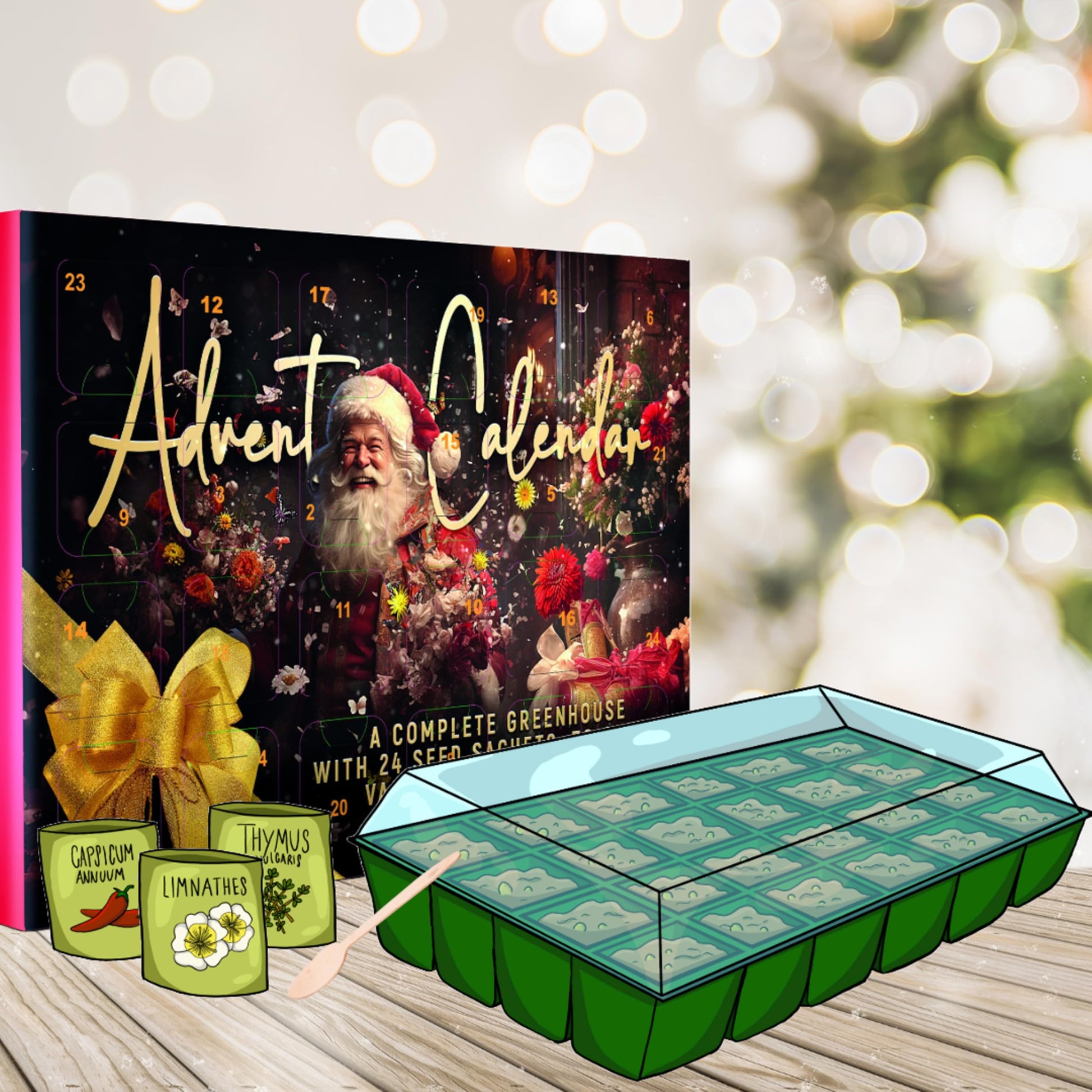 flower seeds advent calendar Flower Seeds Advent Calendar 2024-24 Days Christmas Countdown Advent C – Topline Retail Solutions