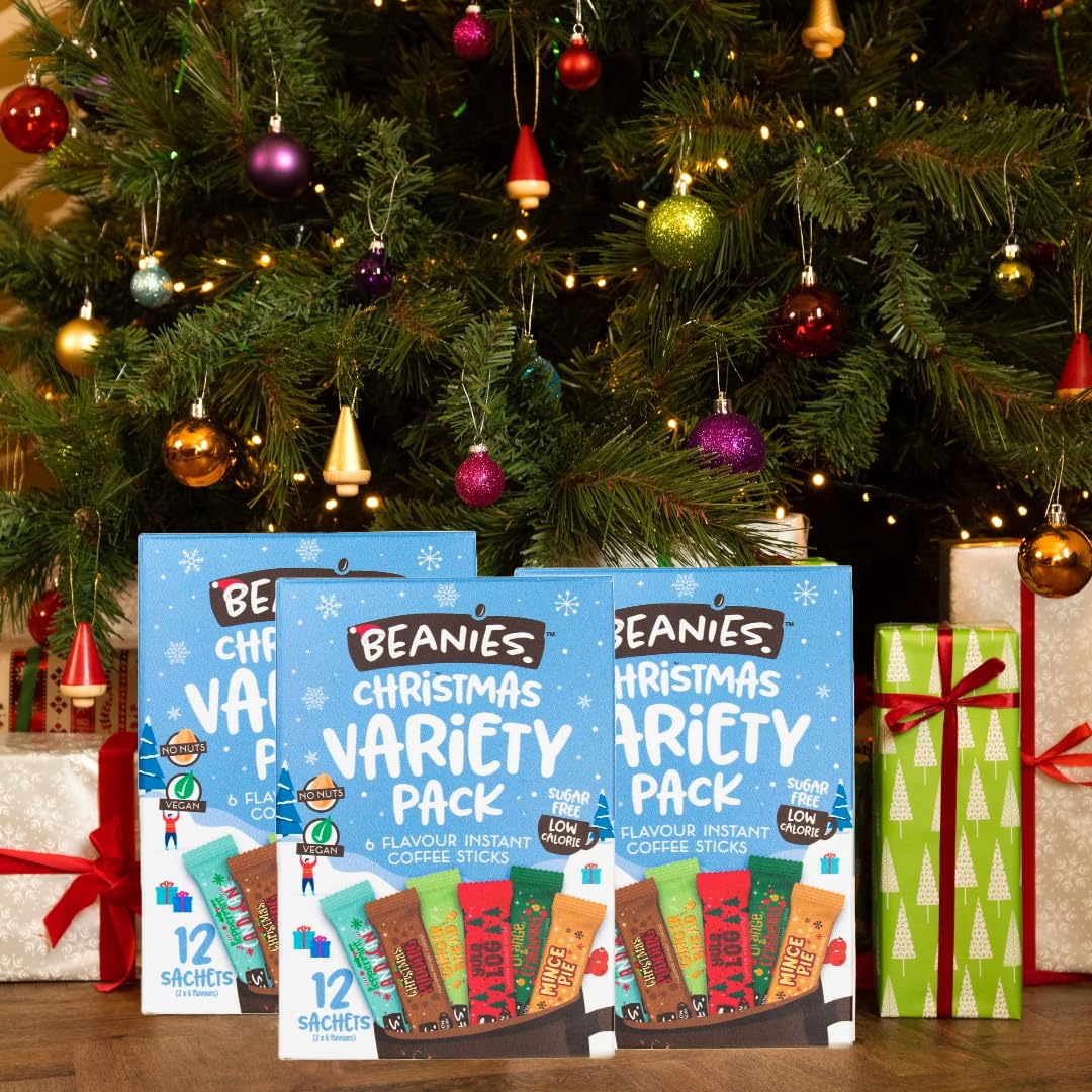Beanies Christmas Coffee Gift Box 36 Sachets