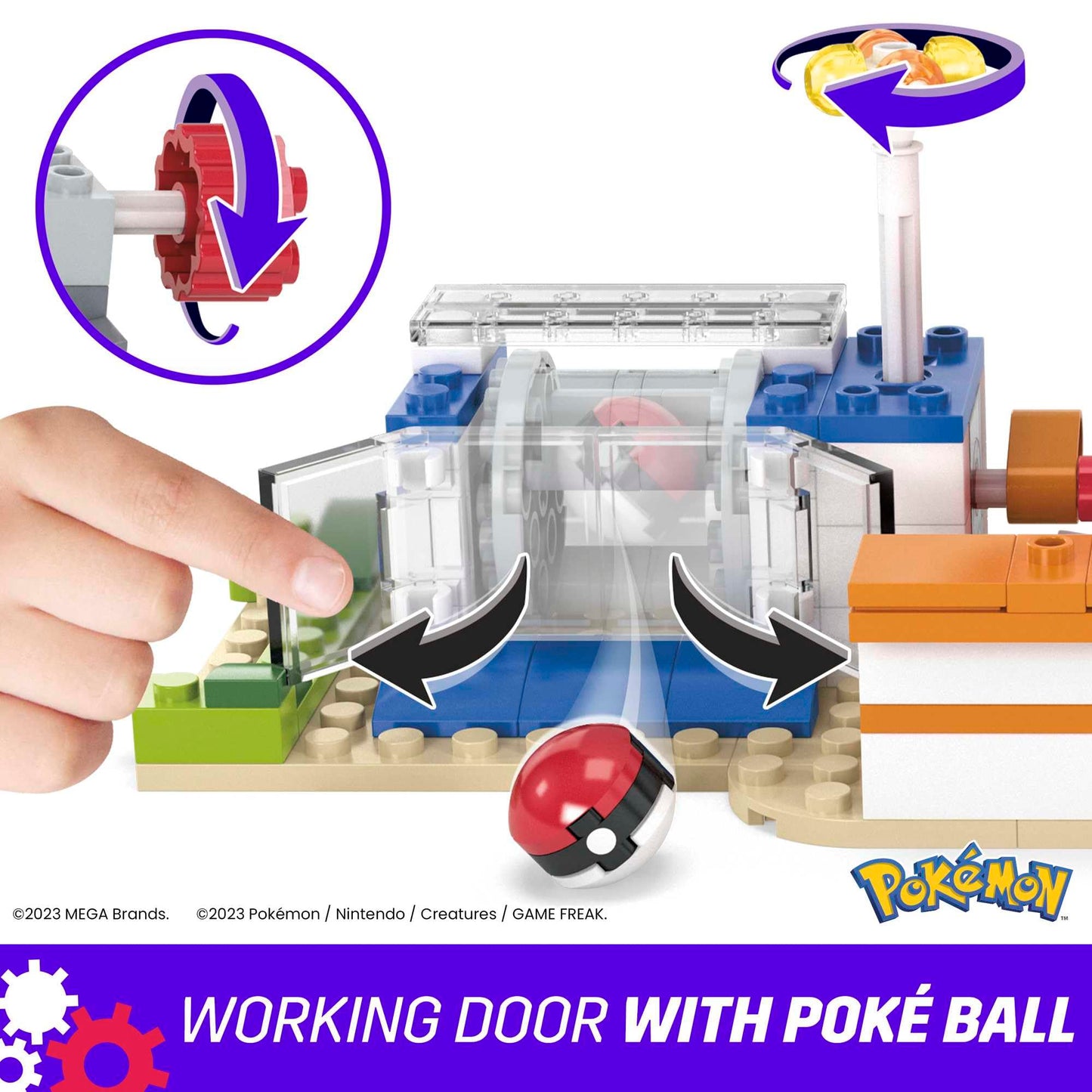 Mega Pokémon Forest Playset with Pikachu, Chansey, Eevee & Togepi HNT93