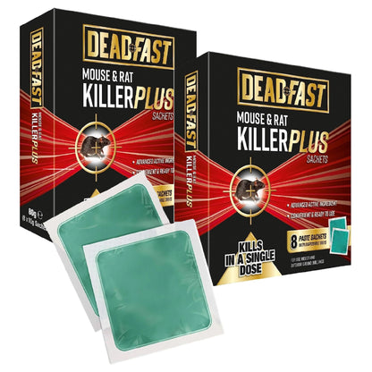 Topline Mouse & Rat Killer Poison Pack of 2 x 8 Sachets 10g