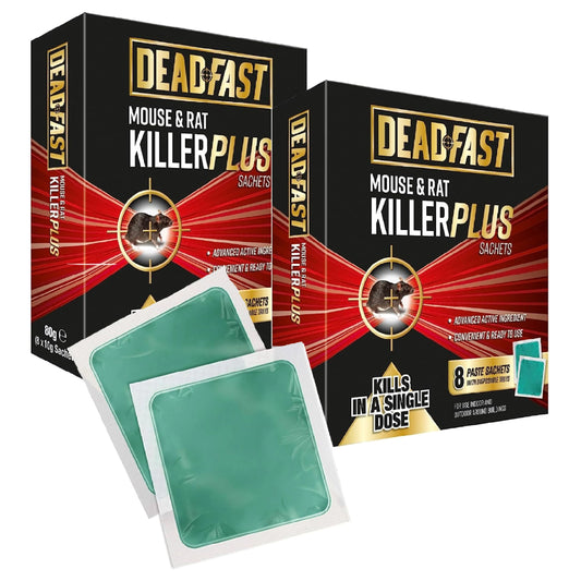 Topline Mouse & Rat Killer Poison Pack of 2 x 8 Sachets 10g