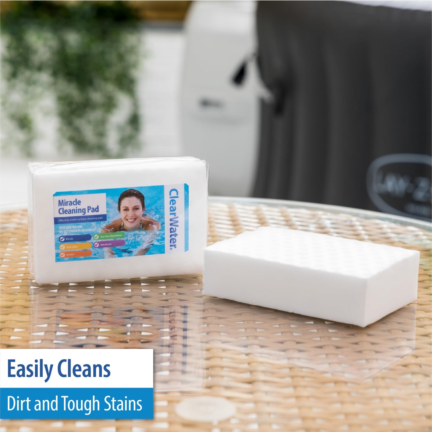 Clearwater Miracle Pad Pool and Spa Cleaning Sponge - Pack of 3