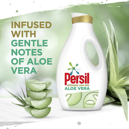 Persil Ultimate Non Bio Aloe Vera Laundry Liquid 1.377L 51 Washes