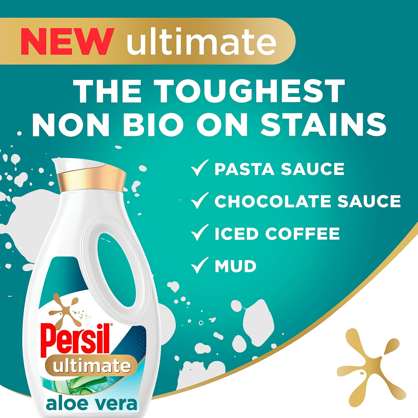 Persil Ultimate Non Bio Aloe Vera Laundry Liquid 4x1.404L (208 washes)