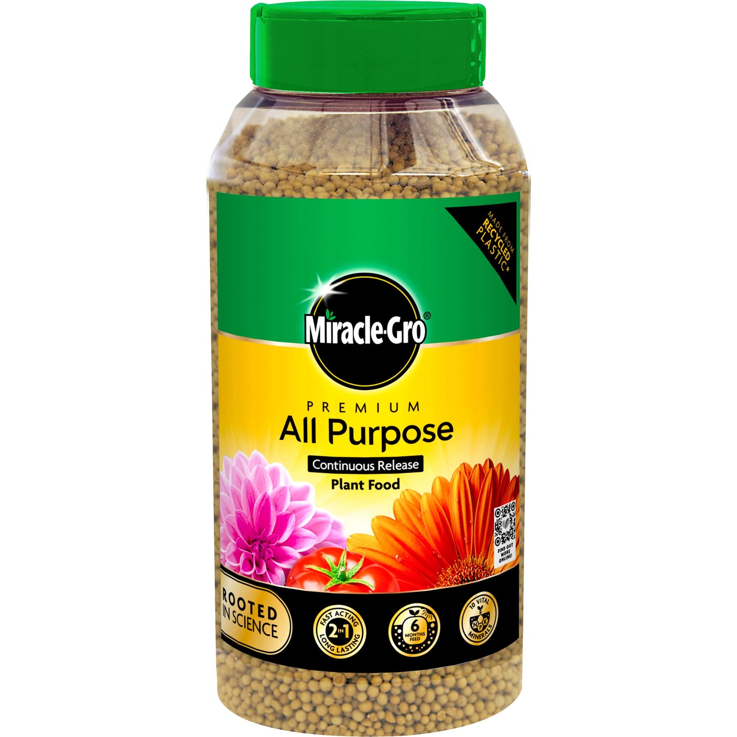 Miracle-Gro Premium Rose & Shrub Continuous Release Plant Food 900g