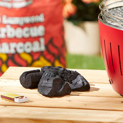 Big K BBQ Grill Lumpwood Charcoal - Quick to Light Real Lumpwood Charcoal Barbecues 5kg Bag with Topline Card for Outdoor Barbeque, Fire Pit, Camping BBQs