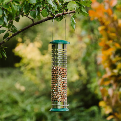 Peckish Large Metal All Weather Nyger Seed Bird Feeder