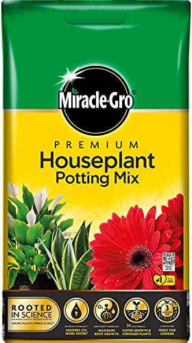 Miracle-Gro Premium Houseplant Potting Mix Compost 10L