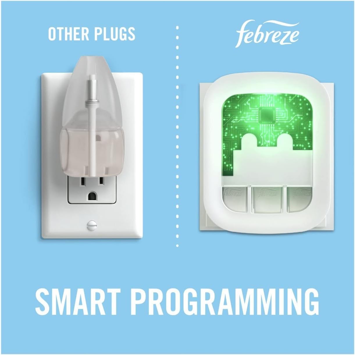 Febreze 3Volution Lapland Air Freshener - Christmas Air Diffuser Freshener Spray Plug In with 3 Scents Room Fresheners for Home Plug Refills 20ml Pack with Topline Card. Gifts for Stocking Fillers