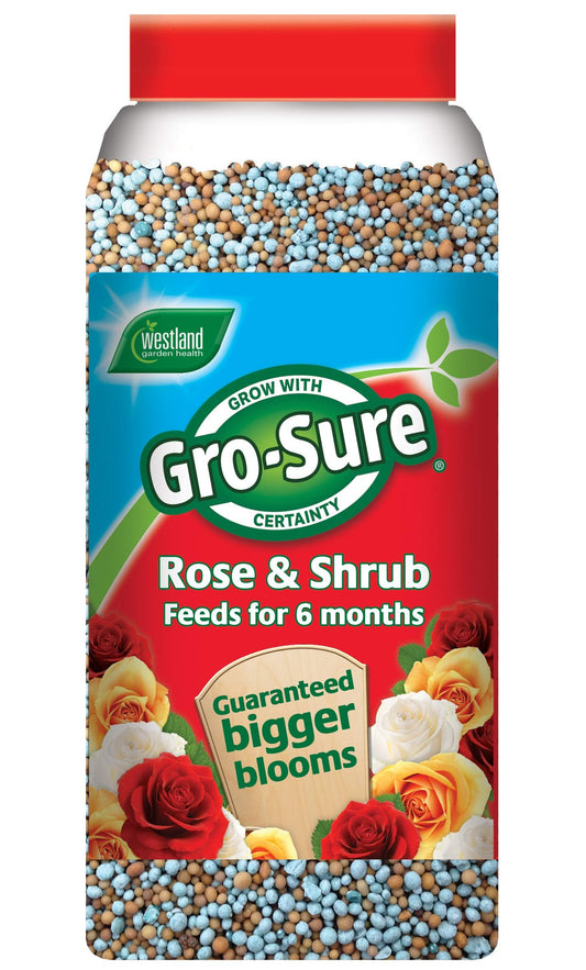 Gro-Sure 6 Month Slow Release Rose and Shrub Food, 1.1 kg