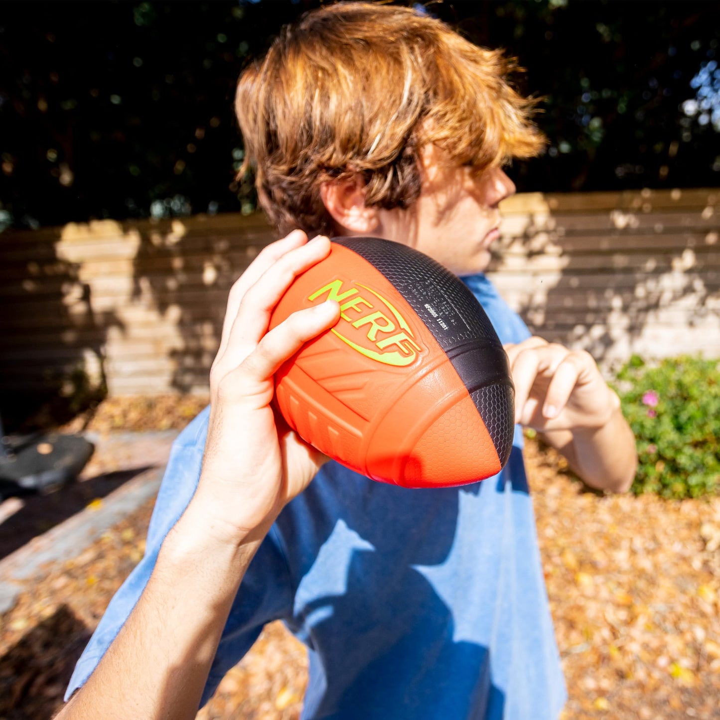 NERF Kids Foam Football 9" Red and Black