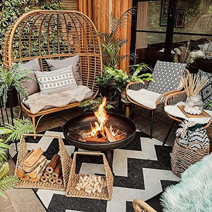 Topline Pack of 4 Big K Barbeque Firelighter Odourless Fluid - BBQs, Firepits - Indoor Fires & Log Burners - Camping Grill - Bonfire - 1000ml with Unique Card.